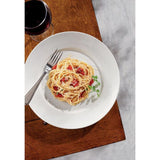 Rolled 11.75 in. Edge Porcelain 2-Compartment Platters (Set of 24)