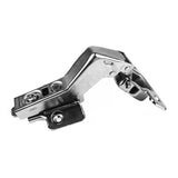 45-Degree Full 35 mm Overlay Soft Close Frameless Cabinet Hinges with Installation Screws (2-Pairs)