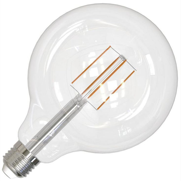 Bulbrite 60-Watt Equivalent G40 Clear Dimmable Edison LED Light Bulb Warm White (2-Pack)