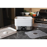 5-Tray Grey Food Dehydrator Stackable Drying Trays
