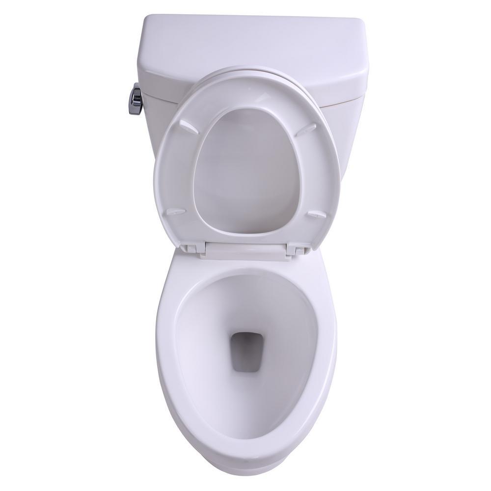 52.75 in. Walk-In Whirlpool Bathtub in White with 1.6 GPF Single Flush Toilet - Super Arbor