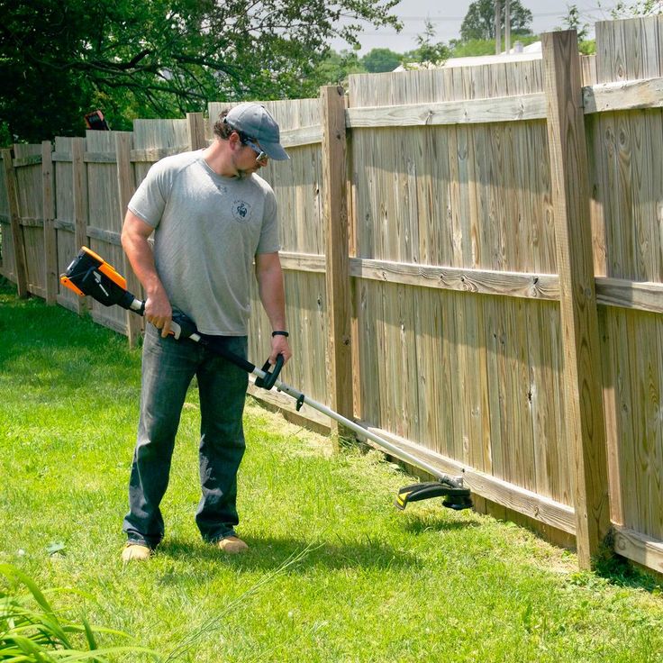YARD FORCE 60-Volt Cordless Lithium-ion 16 in. Electric String Trimmer with Battery and Fast Charger Included