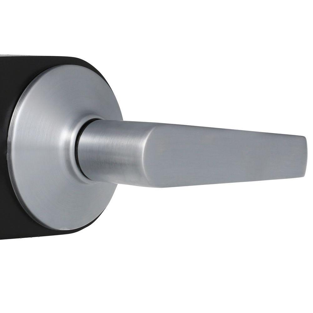 Elan Satin Chrome Passage Hall/Closet Door Lever - Super Arbor