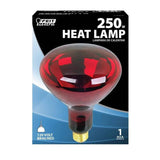 Feit Electric BR40 250-Watt 120-Volt Incandescent Red Heat Lamp Light Bulb