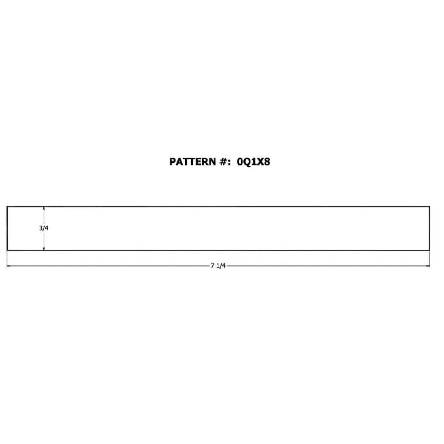Alexandria Moulding 1 in. T x 8 in. W x 2 ft. L Pine Board