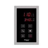 Oasis 10.5kW QuickStart Steam Bath Generator Package with Built-In Auto Drain in Polished Brushed Nickel - Super Arbor