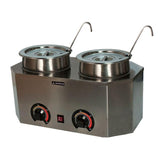 Pro-Style 6 L Dual Ladle Warmer with 2 Crocks