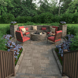 RumbleStone Rec 10.5 in. x 7 in. x 1.75 in. Greystone Concrete Paver (192 Pcs. / 98 Sq. ft. / Pallet) - Super Arbor