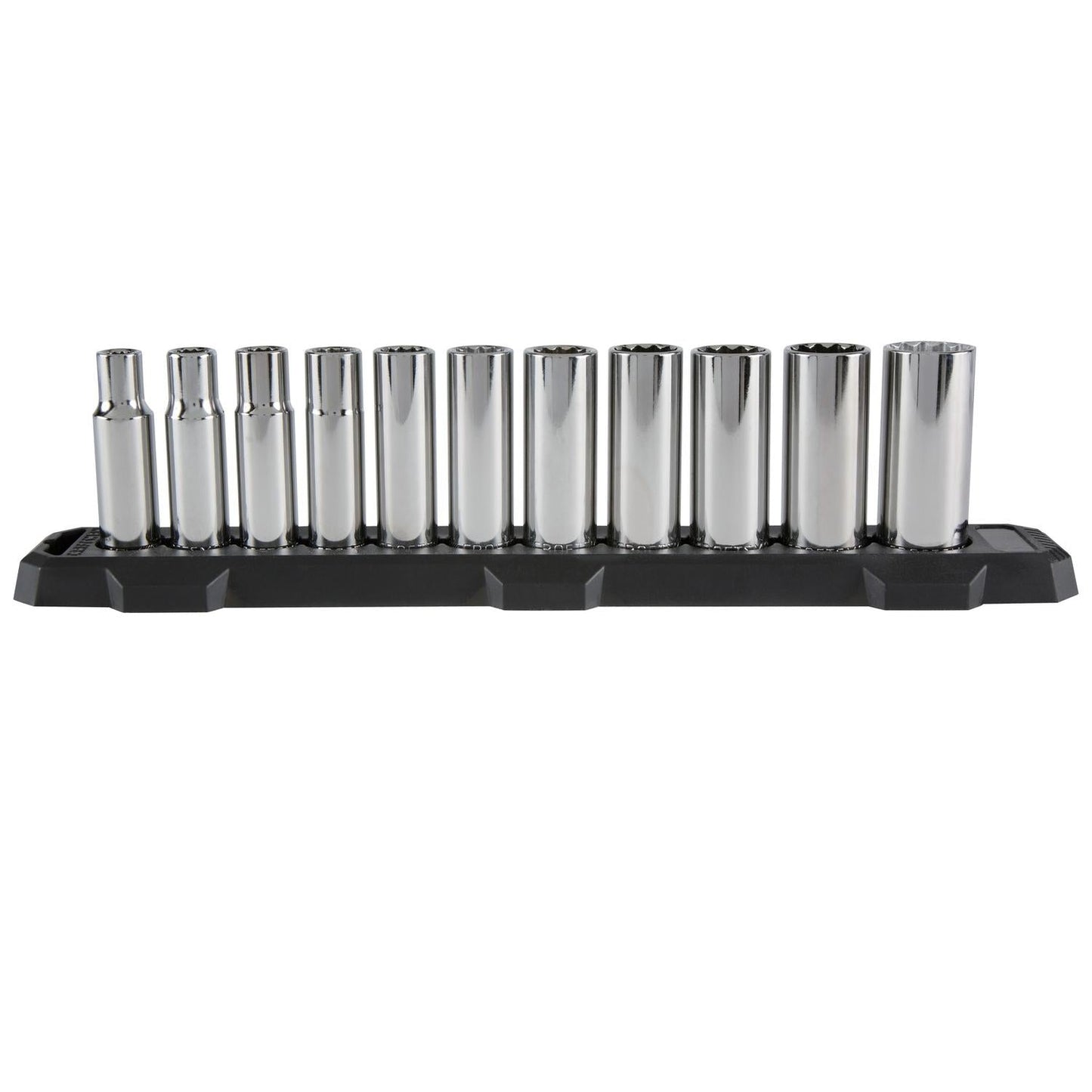 Craftsman 1/2 in. Drive SAE 12 Point Deep Socket Set, 11 pc