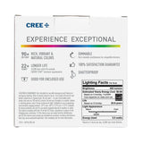 Cree 40W Equivalent Bright White (3000K) A19 Dimmable Exceptional Light Quality LED Light Bulb (2-Pack)
