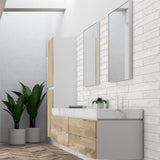 Jeffrey Court Glossy Carrara White 4 in. x 12 in. Ceramic Wall Tile (9.687 sq. ft. / case)