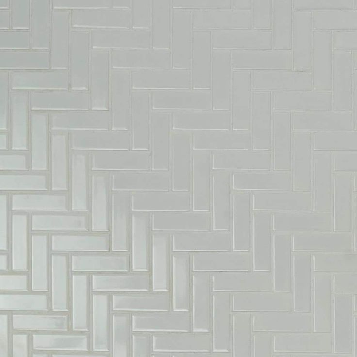 MSI Retro Bianco Herringbone 12.2 in. x 10.83 in. x 6mm Glossy Porcelain Mesh-Mounted Mosaic Tile (13.8 sq. ft. / case)