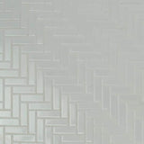 MSI Retro Bianco Herringbone 12.2 in. x 10.83 in. x 6mm Glossy Porcelain Mesh-Mounted Mosaic Tile (13.8 sq. ft. / case)