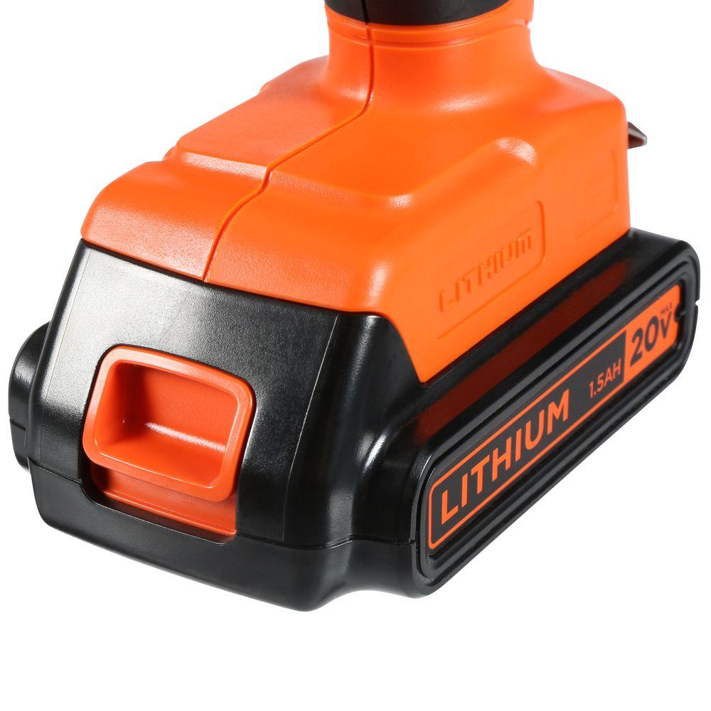20-Volt MAX Lithium-Ion Cordless 3/8 in. Drill/Driver with Battery 1.5Ah and Charger - Super Arbor
