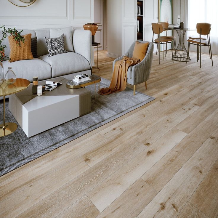 CALI Mute step Aged Hickory Brown 20-mil x 7-in W x 48-in L Waterproof Interlocking Luxury Vinyl Plank Flooring (24.03-sq ft/ Carton)