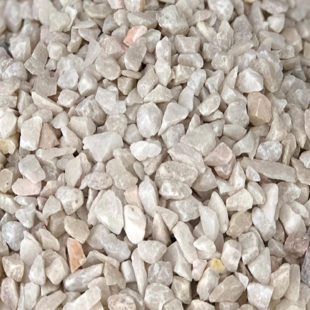 Rain Forest 0.40 cu. ft. 3/16 in. 30 lbs. White Washed Gravel - Super Arbor