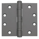 4.5 in. x 4.5 in. Bright Chrome Ball Bearing Non-Removable Pin Steel Hinge (Set of 3) - Super Arbor