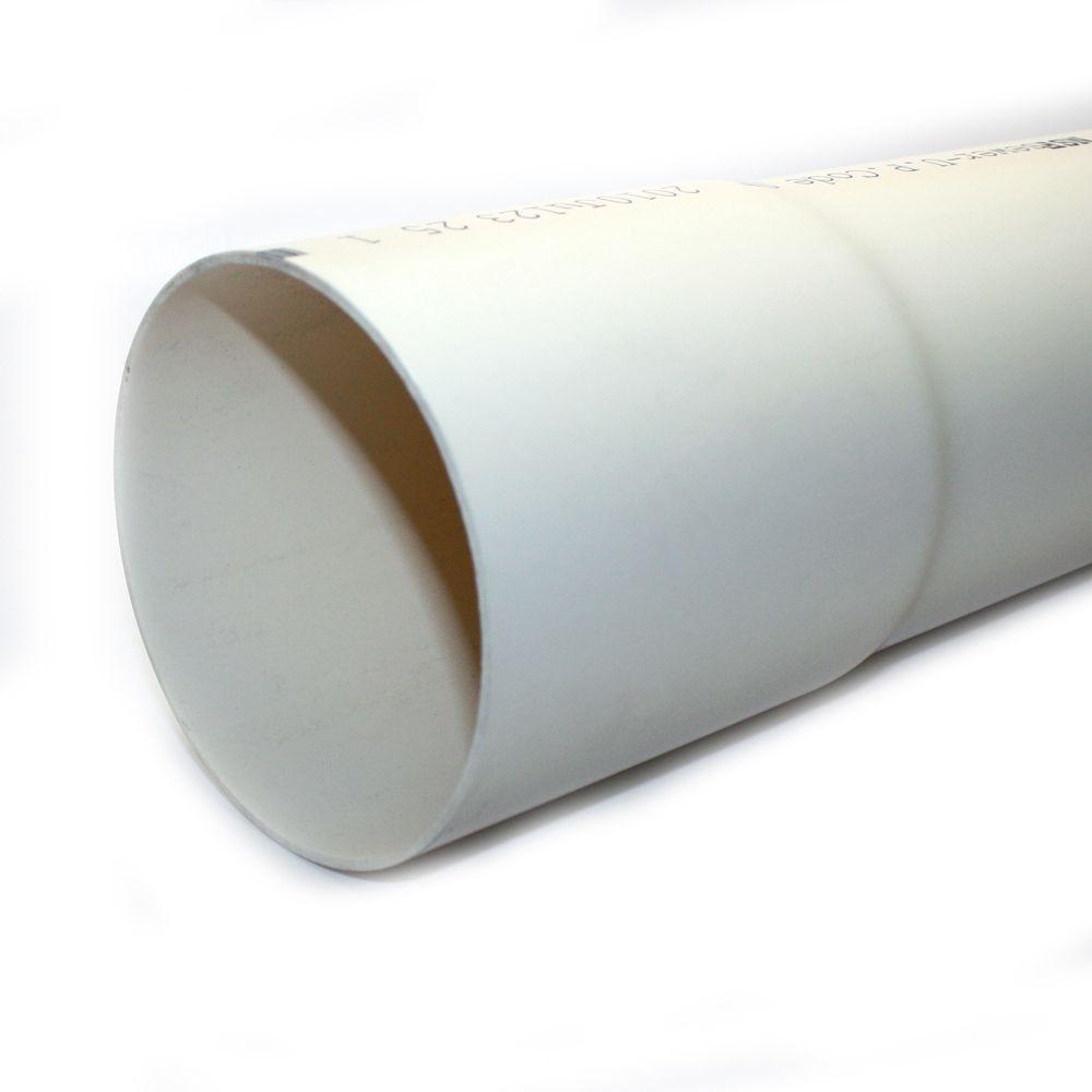4 in. x 10 ft. PVC D2729 Sewer and Drain Pipe - Super Arbor