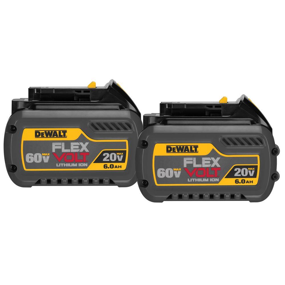 FLEXVOLT 20-Volt/60-Volt MAX Lithium-Ion 6.0Ah Battery Pack (4-Pack) - Super Arbor