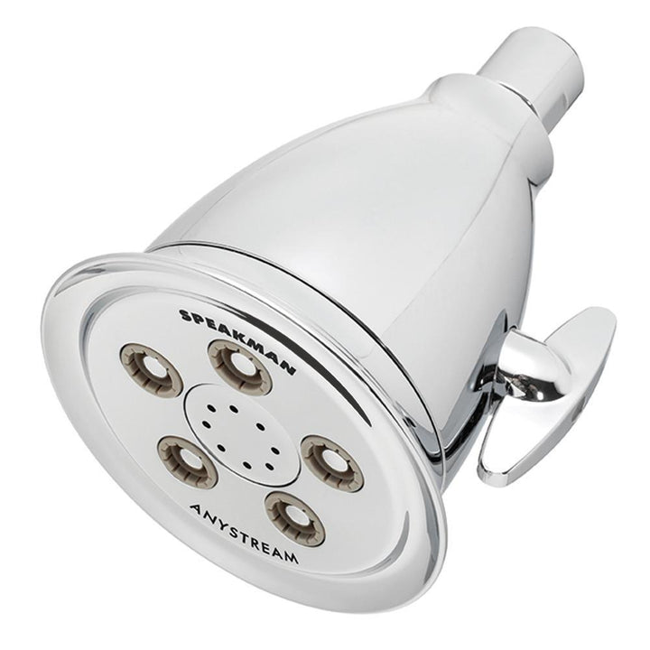 3-Spray 4.1 in. Single Wall MountHigh Pressure Fixed Adjustable Shower Head in Polished Chrome - Super Arbor