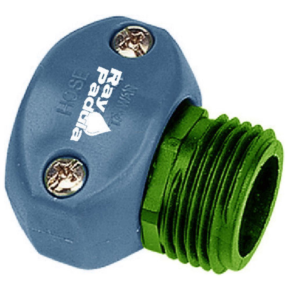 1/2 in. Plastic Male Thread Garden Hose Repair - Super Arbor