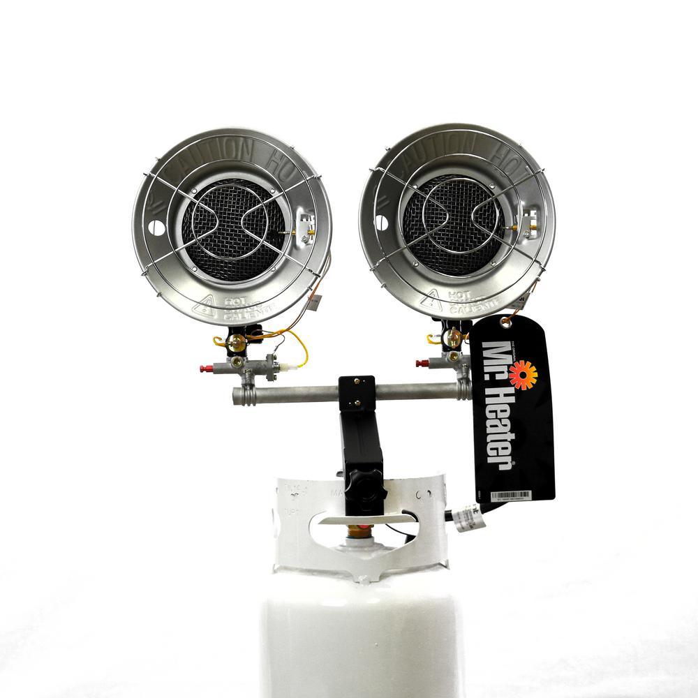 30,000 BTU Radiant Double Tank Top Propane Heater - Super Arbor