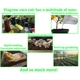 Viagrow 1.5 cu. ft. Coco Coir Fluffed Coconut Pith Fiber Soilless Grow Media Bag - Super Arbor