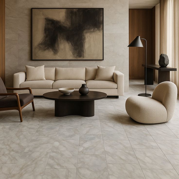 Ashen Grove Marble 22 MIL x 18.5 in. W x 37 in. L Click Lock Waterproof Vinyl Tile Flooring (19.1 sq. ft./case)