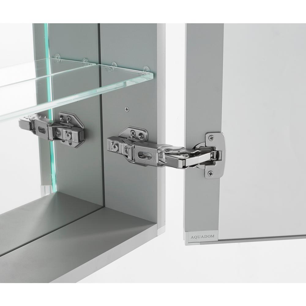 Royale 30 in W x 30 in. H Recessed or Surface Mount Medicine Cabinet with Bi-View Doors - Super Arbor