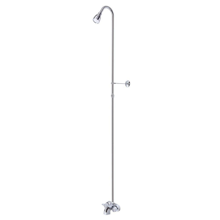 Add-A-Shower 2-Handle Tub and Shower Faucet with Soap Dish Body in Chrome - Super Arbor
