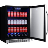 EdgeStar 142-Can Capacity (5.49-cu ft) Residential Stainless Steel Built-In/Freestanding Beverage Center