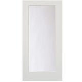 24 in. x 80 in. 1-Lite Satin Etch Primed Solid Core MDF Interior Door Slab - Super Arbor
