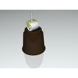 5 in. Extra Storage Under-Bed Risers Chocolate (Set of 4) - Super Arbor
