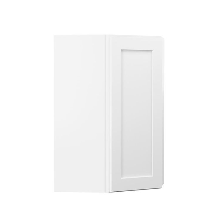 Shaker Ready To Assemble 27 in. W x 36 in. H x 27 in. D Plywood Corner Wall Kitchen Cabinet in Denver White