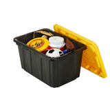27 Gal. Tough Storage Bin in Black - Super Arbor