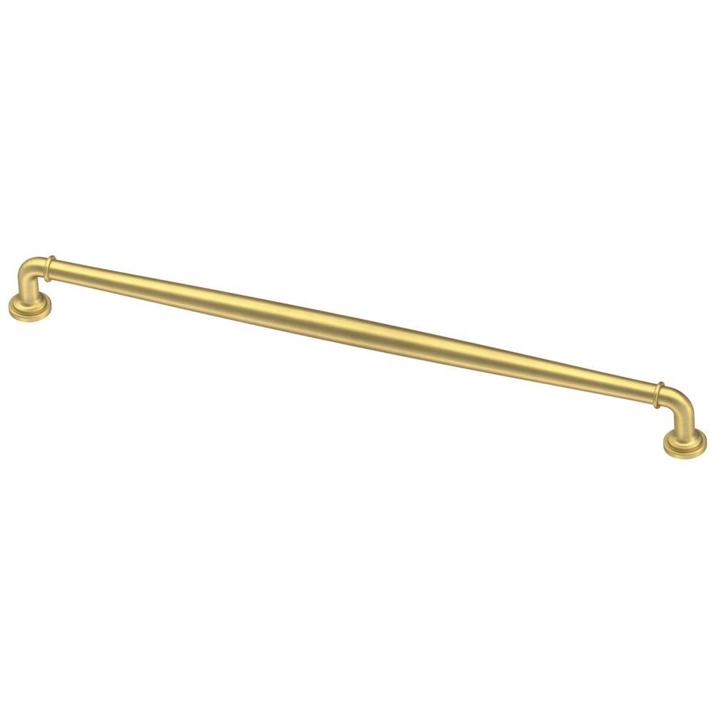 Classic Elegance 3 in. (76mm) Center-to-Center Brushed Brass Drawer Pull - Super Arbor