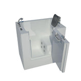 HD Series 46 in. Right Drain Quick Fill Walk-In Whirlpool Bath Tub with Powered Fast Drain in White - Super Arbor