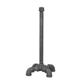 1/2 in. Black Steel Pipe 1.2 ft. H Paper Towel Holder Kit