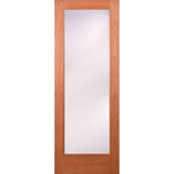 24 in. x 80 in. Privacy Smooth 1 Lite Primed MDF Interior Door Slab - Super Arbor