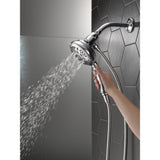 SureDock 7-Spray 5 in. Single Wall Mount Handheld H2Okinetic Shower Head in Chrome - Super Arbor