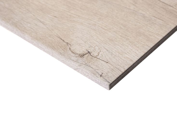 Style Selections Sahalee Natural 8-in x 48-in Glazed Porcelain Wood Look Tile