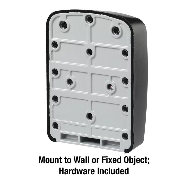 Master Lock 5401D Set Your Own Combination Wall Mount Lock Box, 5 Key Capacity, Black