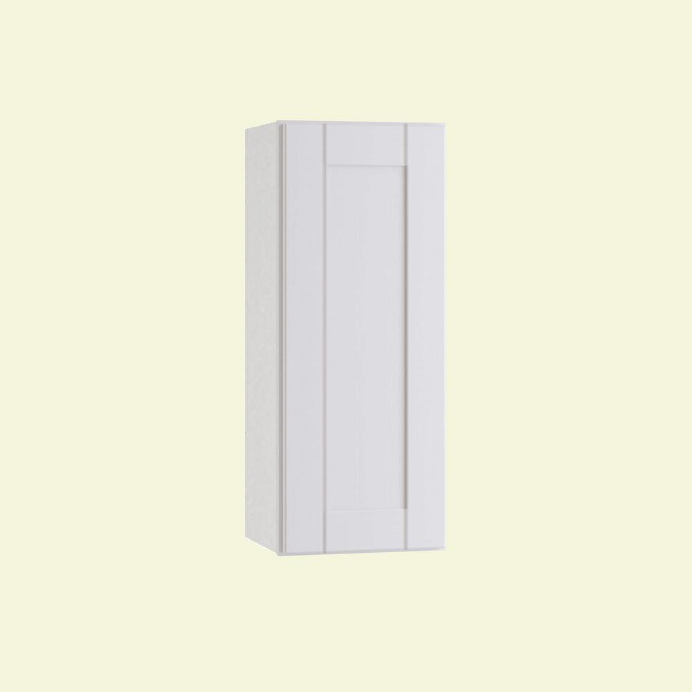 Vesper White Shaker Assembled Plywood 30 in. x 30 in. x 12 in. Wall Kitchen Cabinet with Soft Close - Super Arbor