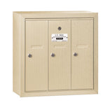 3500 Series Bronze Surface-Mounted Private Vertical Mailbox with 3 Doors - Super Arbor