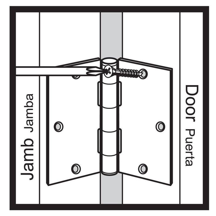 3-1/2 in. and 5/8 in. Radius Matte Black Smooth Action Hinge (3-Pack)