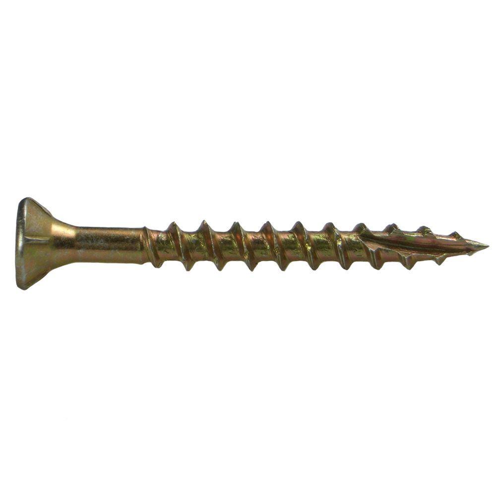 #8 x 1-5/8 in. Phillips Bugle-Head Construction Screw (10 lbs./Box)