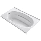 Windward 6 ft. Left-Hand Drain with Tile Flange Bathtub in White - Super Arbor