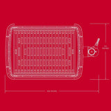 172 sq. in. Black Smokeless Grill