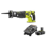 18-Volt ONE+ Cordless Brushless Reciprocating Saw with Wood Cutting Blade with 2.0 Ah Battery and Charger Kit