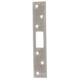5-7/8 in. Satin Nickel Deadbolt Strike